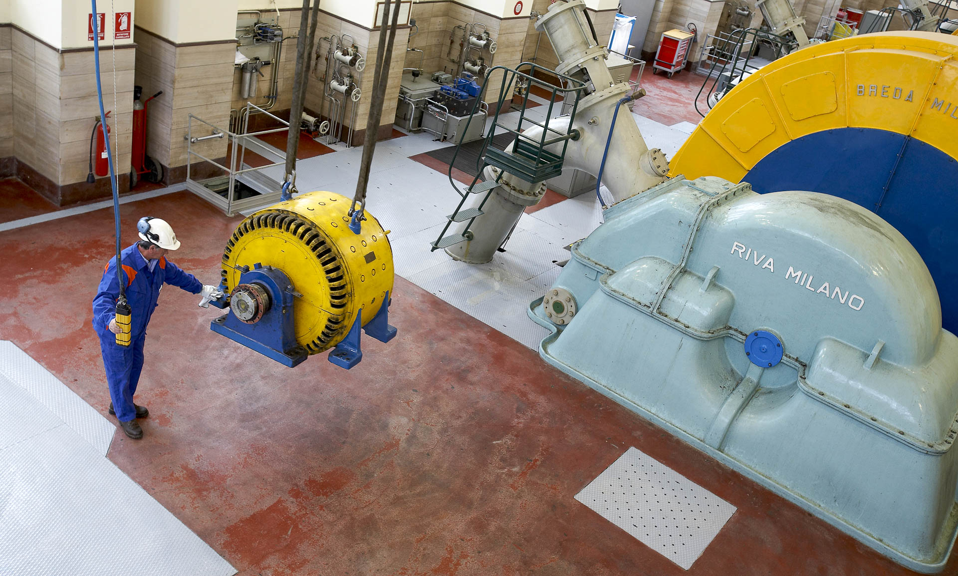 Centro produzione energia idroelettrica rinnovabile al 100% di Chatillon Gruppo CVA