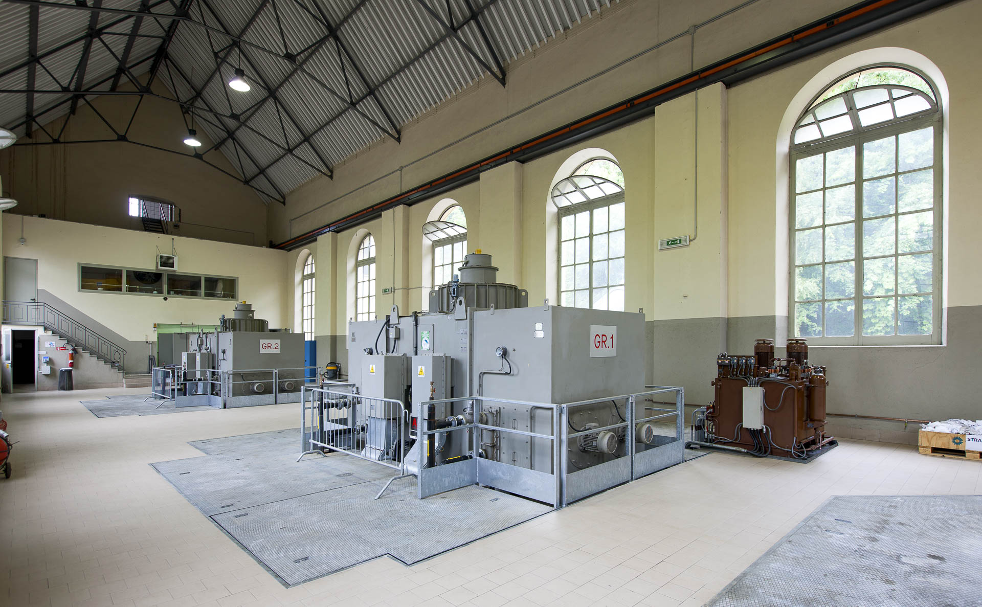 Centrale idroelettrica Gruppo CVA in Aymavilles produzione energia rinnovabile