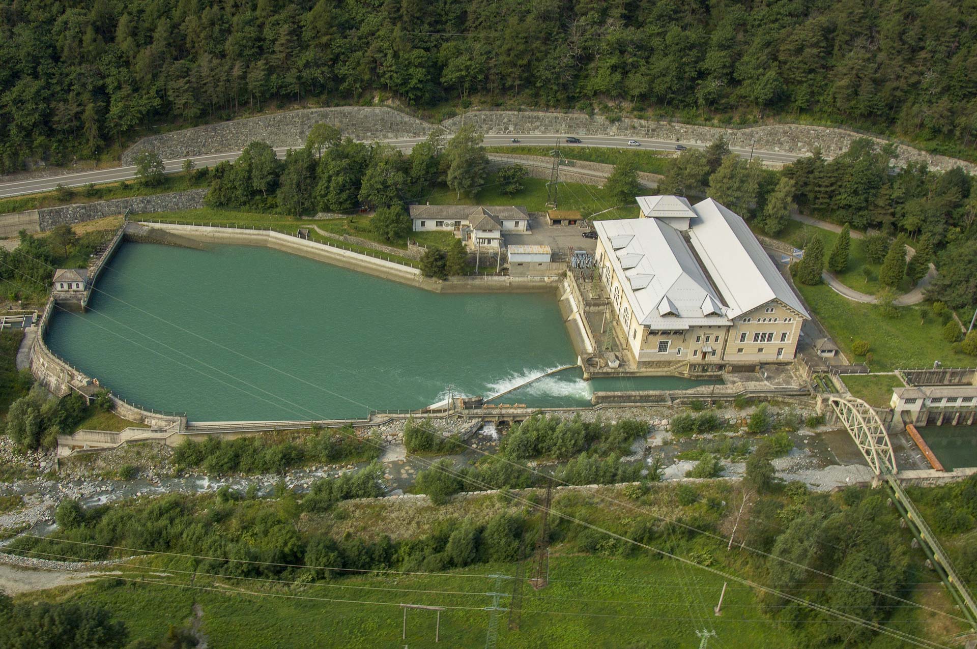 Centrale idroelettrica di Covalou produzione energia verde Gruppo CVA
