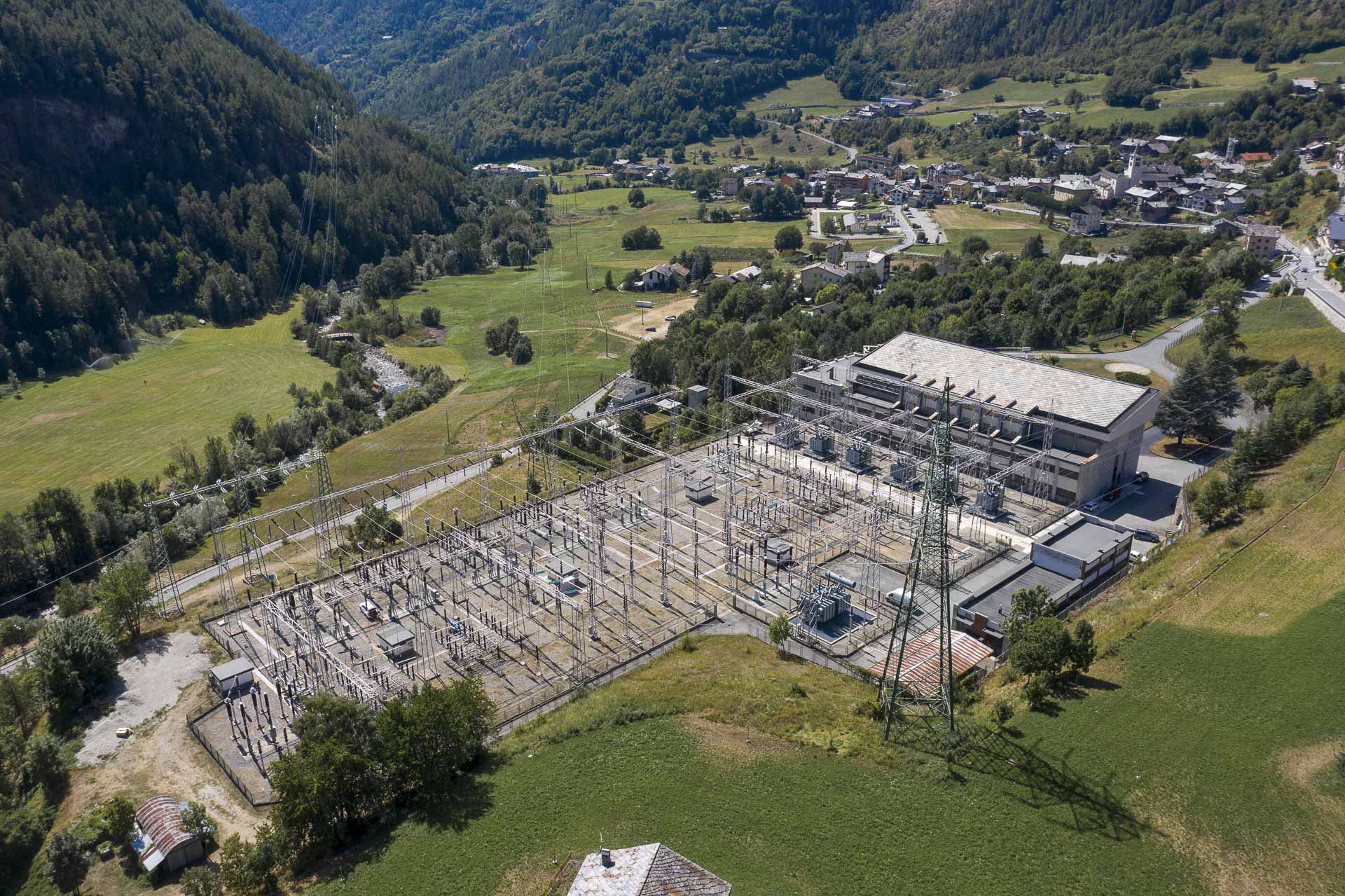Impianto produzione energia verde idroelettrica a Valpelline del Gruppo CVA