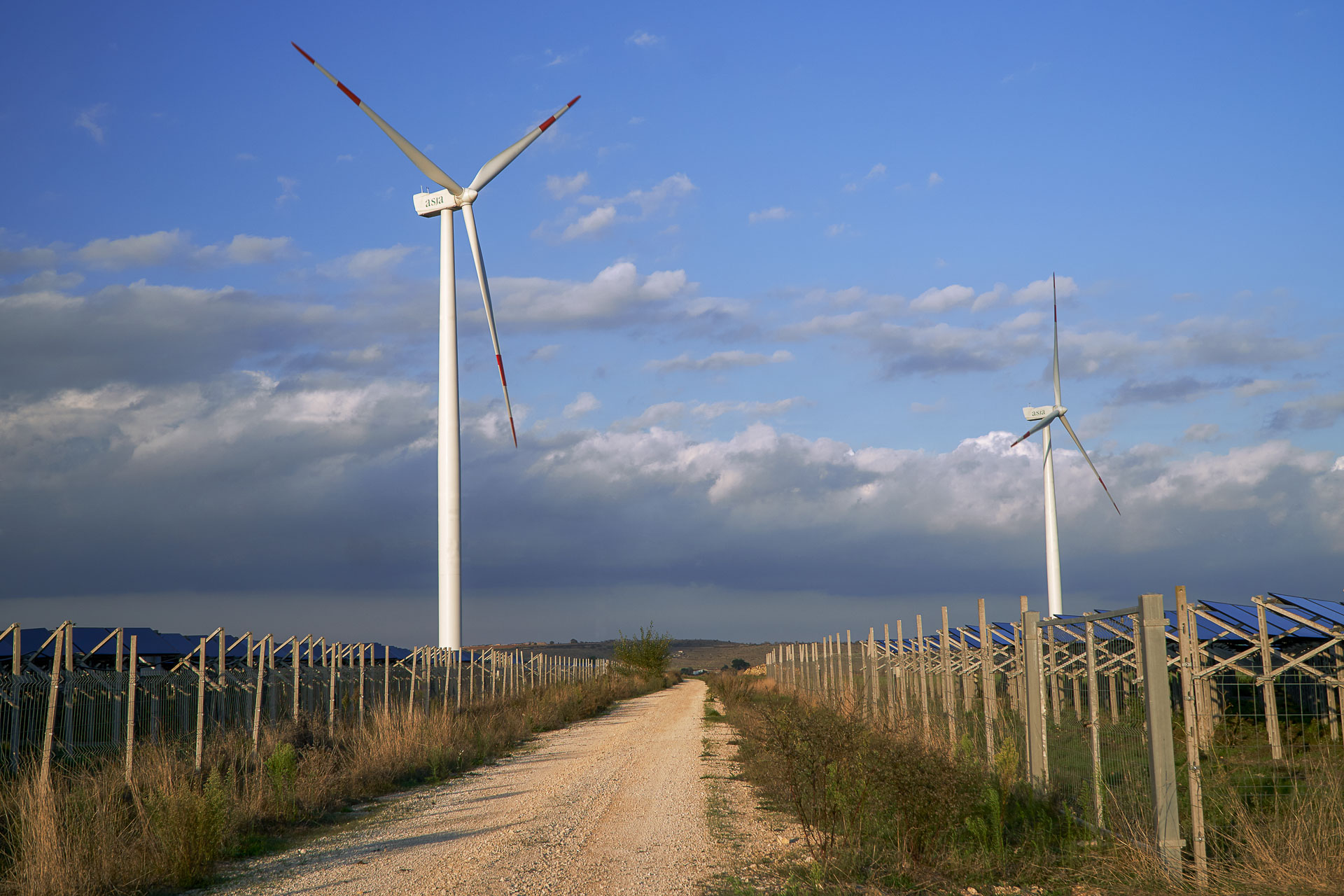 Impianto energia verde eolica di Lamia di Clemente CVA